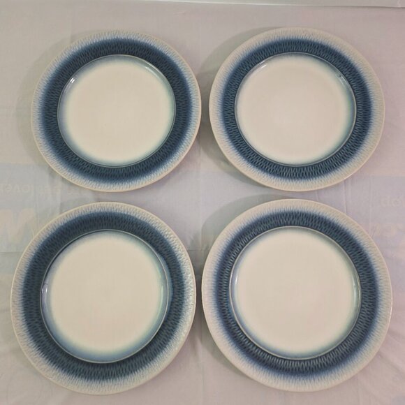 Pfaltzgraff Eclipse Blue 8" Stoneware Salad Luncheon Plates – Set of 4 - Picture 7 of 16